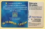 telecarte 50 3615 emploi A 7B491530234445299 2