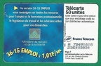 telecarte 50 3615 emploi A 7B491618235403834 2