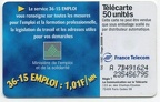 telecarte 50 3615 emploi A 7B491624235456795 2