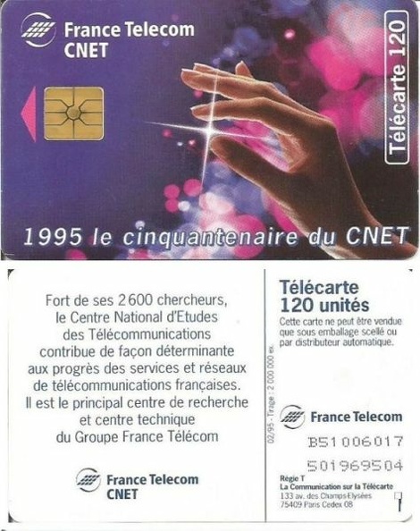 telecarte 120 cnet 146 001