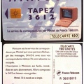 telecarte 120 minicom 3612 A 36018013