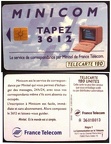 telecarte 120 minicom 3612 A 36018013