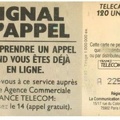 telecarte 120 signal d appel A 225800