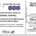 telecarte 120 signal d appel B1716D