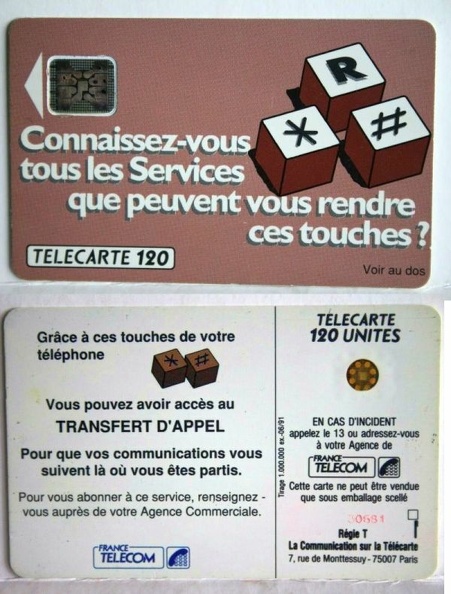 telecarte 120 transfert d appel 30681