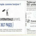 telecarte 50 3617 pages internationales B66010029665079216