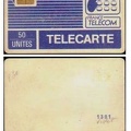 telecarte 50 PY30 480 OFFSET PUCE GEM N 1301