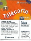 telecarte 50 call home A 6A390041202651193T2G