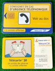 telecarte 50 consignes urgence telephonique B13513157447328399