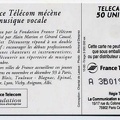 telecarte 50 france telecom mecenat musique A 3B019684