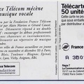 telecarte 50 france telecom mecenat musique A 3B019829