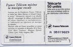 telecarte 50 france telecom mecenat musique A 3B019829