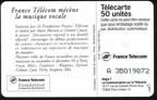 telecarte 50 france telecom mecenat musique A 3B019872