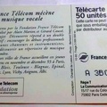 telecarte 50 france telecom mecenat musique A 3B019880