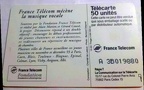 telecarte 50 france telecom mecenat musique A 3B019880