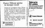 telecarte 50 france telecom mecenat musique A 3C010007