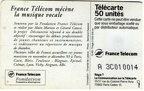 telecarte 50 france telecom mecenat musique A 3C010014