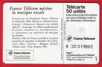 telecarte 50 france telecom mecenat musique A 3C019862