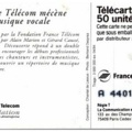 telecarte 50 france telecom mecenat musique A 44011204