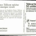 telecarte 50 france telecom mecenat musique A 44011471407847699