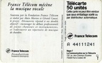 telecarte 50 france telecom mecenat musique A 44111241