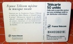 telecarte 50 france telecom mecenat musique B44036018
