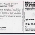 telecarte 50 france telecom mecenat musique B44036020