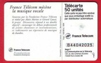 telecarte 50 france telecom mecenat musique B44042025