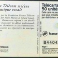 telecarte 50 france telecom mecenat musique B44042072
