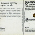 telecarte 50 france telecom mecenat musique C44048506