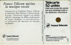 telecarte 50 france telecom mecenat musique C44048506