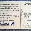 telecarte 50 minicom 3612 A 2A6803