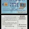telecarte 50 minicom 3612 A 36018018