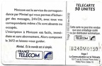 telecarte 50 minicom 3612 B240M0159