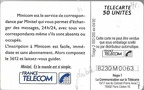 telecarte 50 minicom 3612 D230M0063
