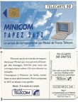telecarte 50 minocom 3612 B230M0034