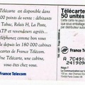 telecarte 50 points de vente cabines A 7C491840241909679