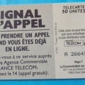 telecarte 50 signal d appel A 266478