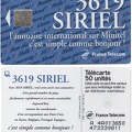telecarte 50 siriel A 4A013650473339811