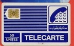 telecarte 50 telecarte telecommunications bleue 002