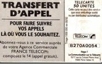 telecarte 50 transfert d appel 152 002