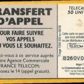telecarte 50 transfert d appel B260V0037