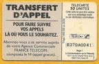 telecarte 50 transfert d appel B270A0041
