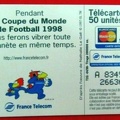 telecarte 50 france 98 A 83492937266364631