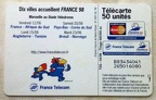 telecarte 50 france 98 B83434041265016080