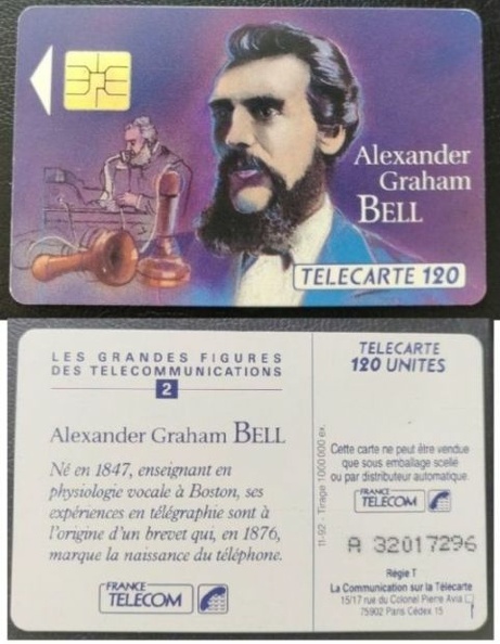 telecarte 120 bell A 32017296