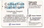 telecarte 120 pasquet 1905 A 76490357207036091