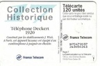 telecarte 120 telephone deckert 1920 B7C472037243454263