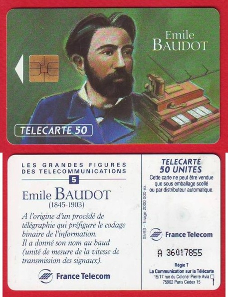 telecarte 50 baudot A 36017855