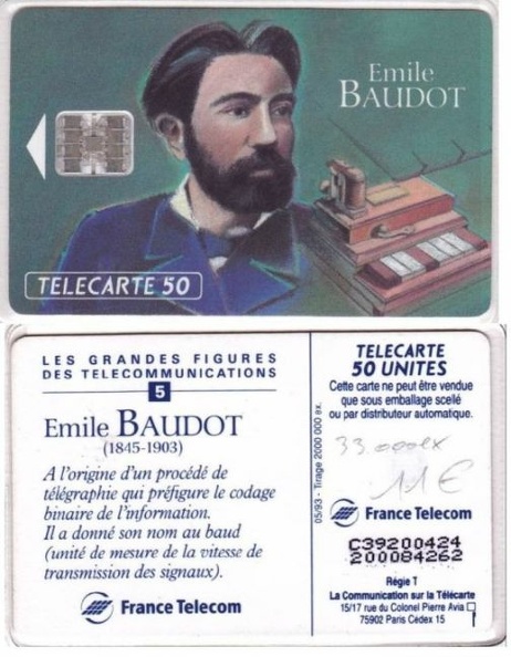 telecarte 50 baudot C39200424200084262
